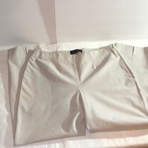 .Piazza Sempione Audrey Creme Stretch Capris B1-27